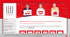 Desktop Screenshot of luebeckmanagement.de